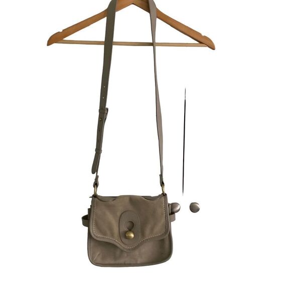 Nanette Lepore Handbags - Nanette Lepore Waverly Flap Husky Crossbody Bag Stone OS